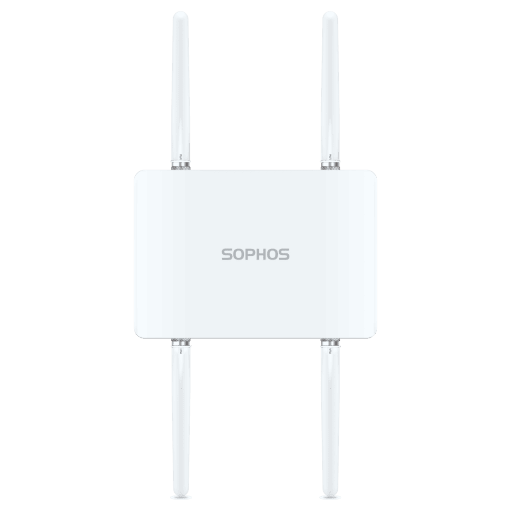 Sophos AP6 420X Outdoor Access Point – Vorderseite mit Rundstrahlantennen