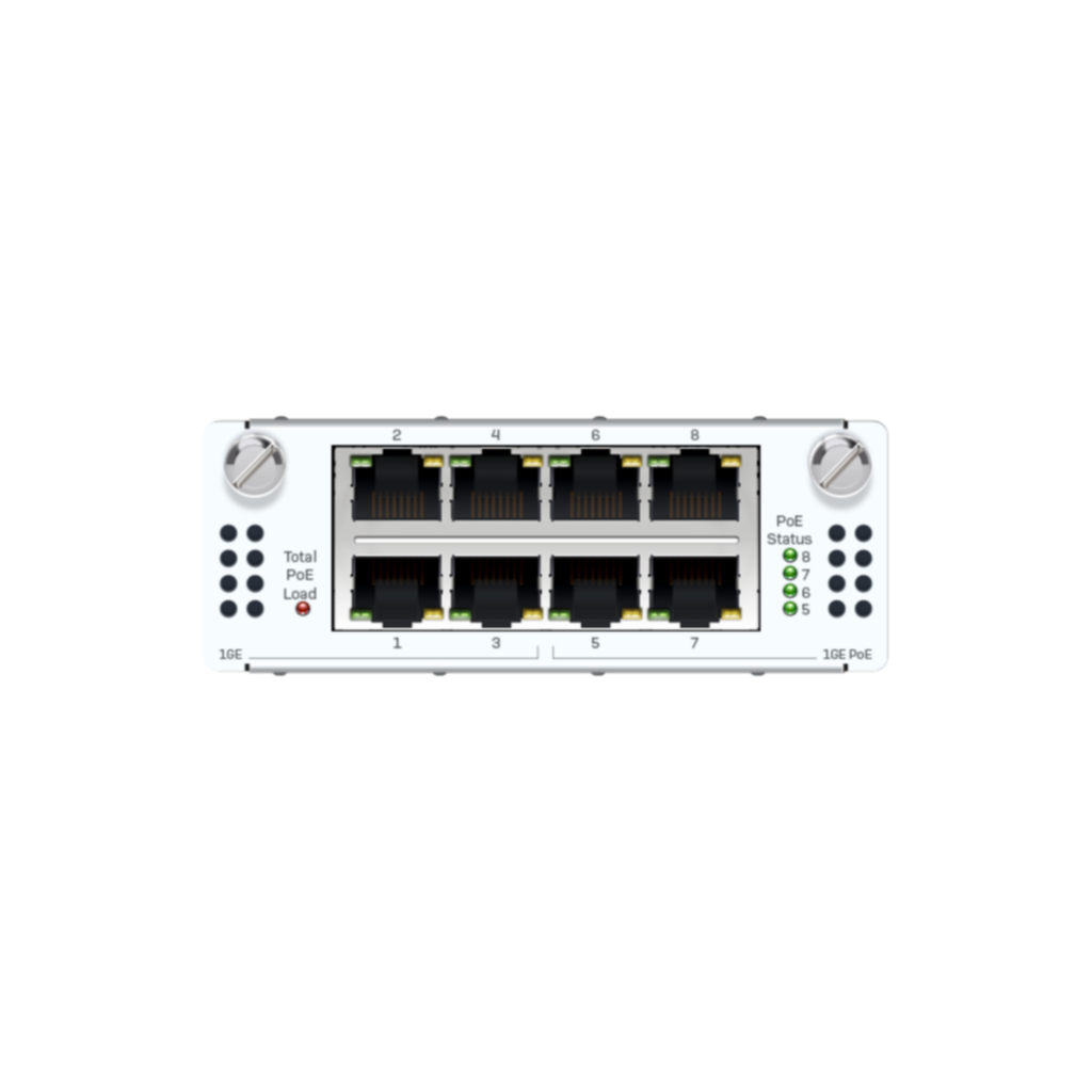 Sophos FleXi Port Modul - 4 port GbE copper PoE + 4 port GbE copper