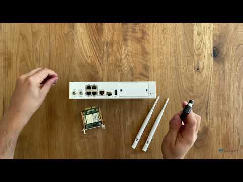 Montage eines WiFi-Moduls an der Sophos SD-RED 20
