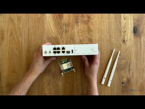 Montage eines WiFi-Moduls an der Sophos SD-RED 60