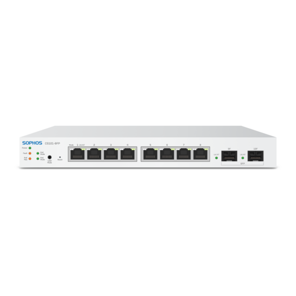 Sophos Switch CS101-8FP – Vorderseite