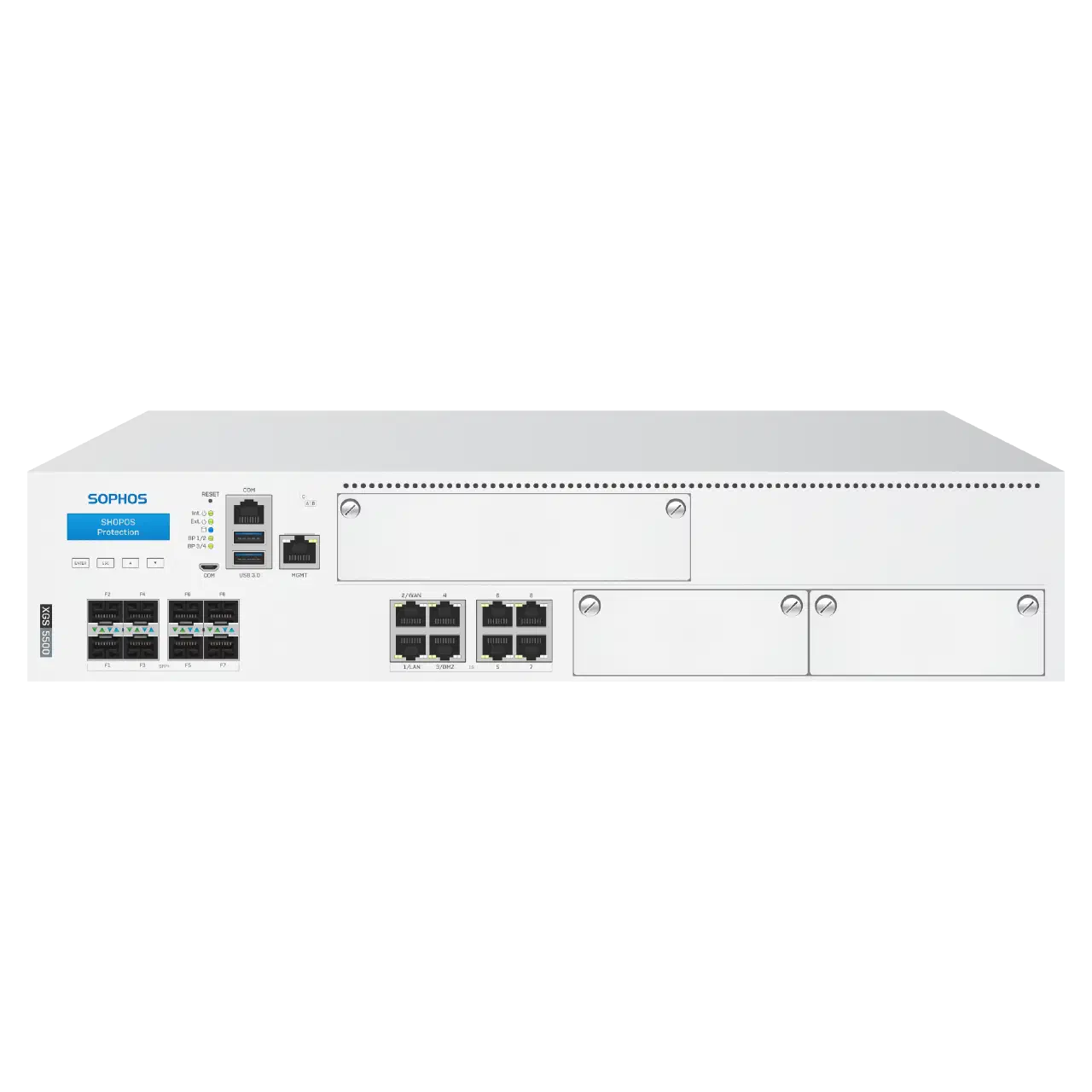 Sophos XGS 5500 Security Appliance – Vorderseite
